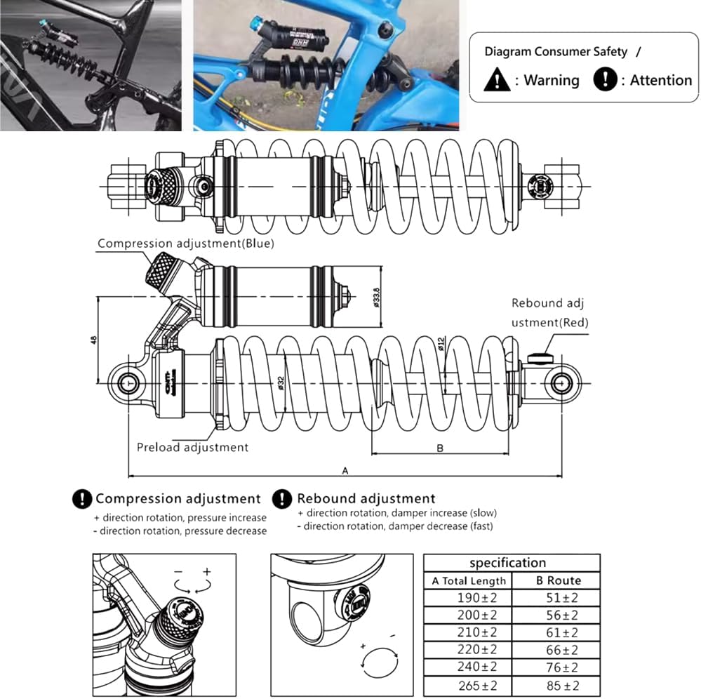 catazer RCP2S ダウンヒル 自転車 メタル リアサスペンション